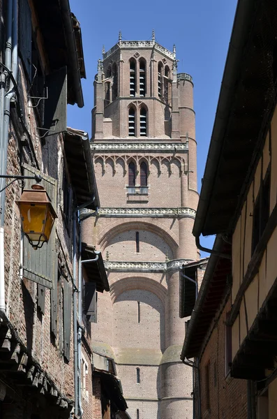 Bell tower av Albi i Frankrike — Stockfoto