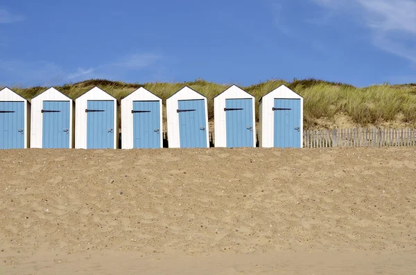 Strandhütten in der Vendée in Frankreich — Stockfoto