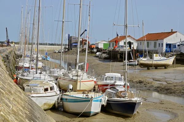 Hafen von noirmoutier en ile in Frankreich — Stockfoto