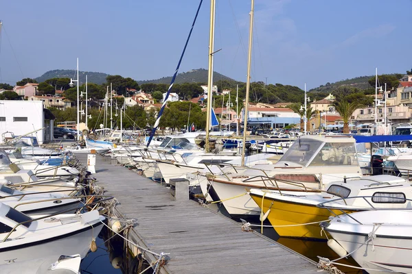 Haven van Le Pradet in Frankrijk — Stockfoto