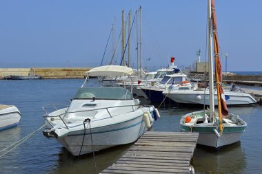 Port Pothuau à Hyères in France clipart