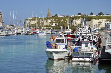 Dieppe Fransa, balıkçı teknesi