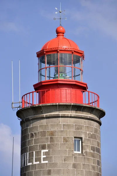 Vuurtoren van Granville in Frankrijk — Stockfoto