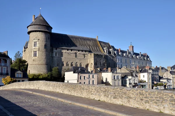 Castelo de Laval em França Imagens Royalty-Free