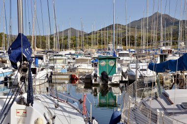 Marina of Argelès-sur-Mer in France