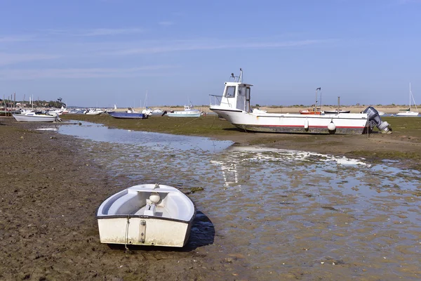 Boten op Cap-Ferret in Frankrijk — Stockfoto