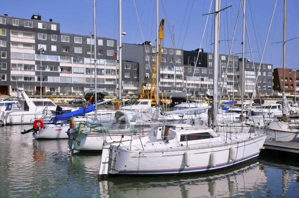 Hafen von Courseulles sur mer in Frankreich — Stockfoto