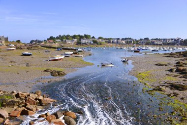 Port of Trégastel in France