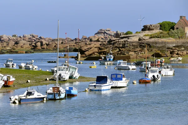 Port of Trégastel in France — Stock fotografie