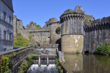 Castle of Fougères in France