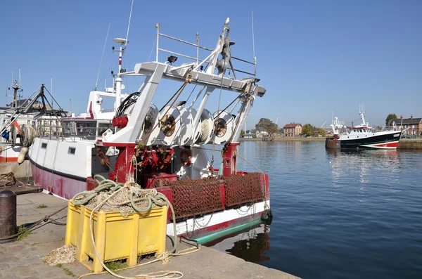 フランスのオンフルール港の漁船 — ストック写真