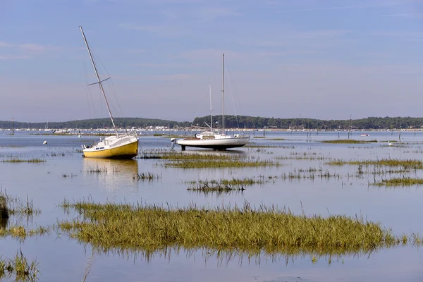 Boats at  Arès in France — Stock fotografie