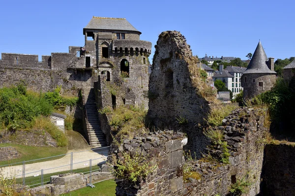 Burg von fougères in Frankreich — Stockfoto