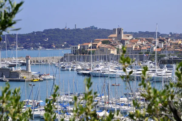 Hafen von Antibes in Frankreich — Stockfoto