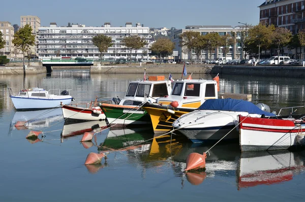 Hafen von le havre in frankreich — Stockfoto