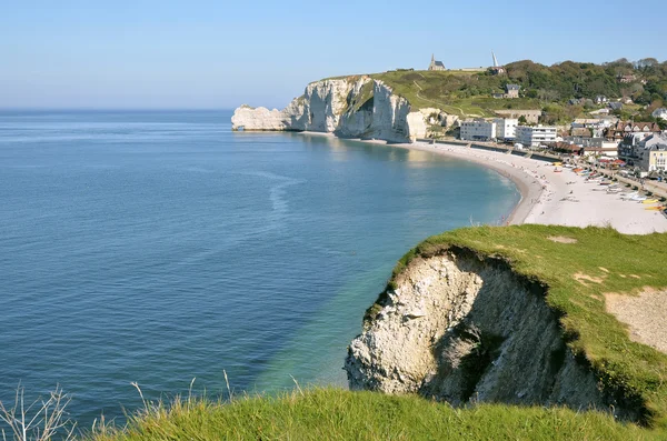 Famosas falésias de Etretat na França — Fotografia de Stock