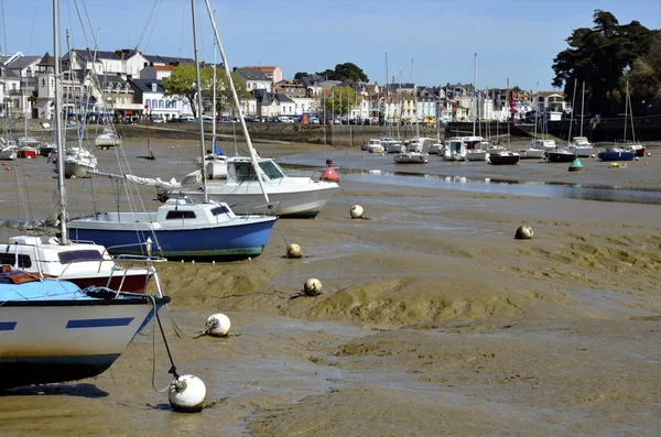 Haven van pornic in Frankrijk — Stockfoto