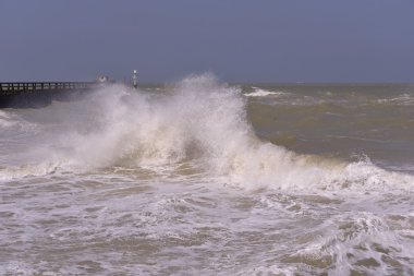 Rough sea at Grandcamp-Maisy