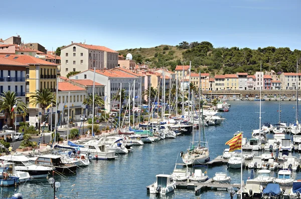 Hafen von port-vendres in Frankreich — Stockfoto