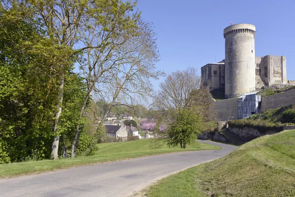 Castel a Falaise, Franciaország — Stock Fotó