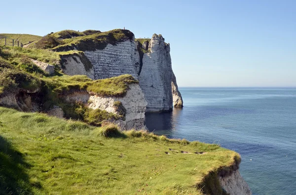 Famous cliffs of Etretat in France — Stock Photo, Image