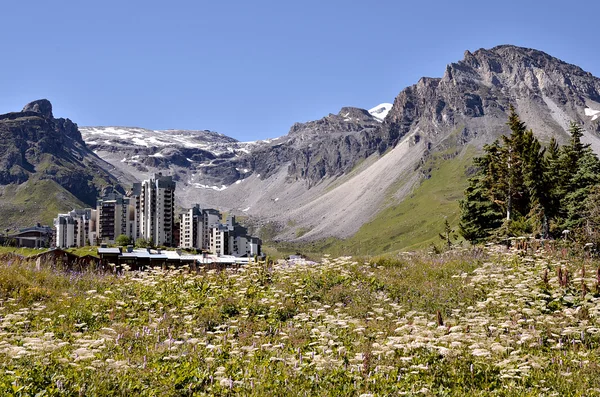 Tignes Val Claret in Frankrijk — Stockfoto