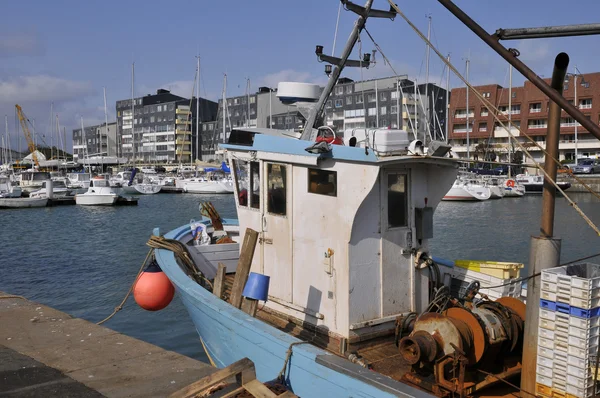 Hafen von Courseulles sur mer in Frankreich — Stockfoto