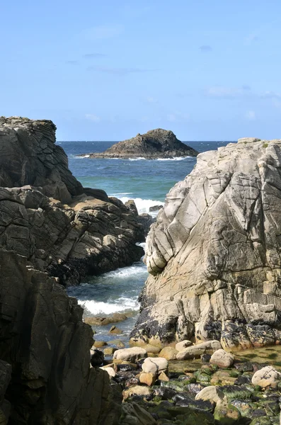 Costa rocosa del Quiberon en Francia —  Fotos de Stock