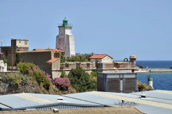 Leuchtturm von Port-Vendres in Frankreich — Stockfoto