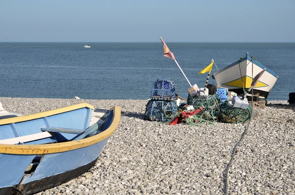 Fischereihafen von yport in Frankreich — Stockfoto