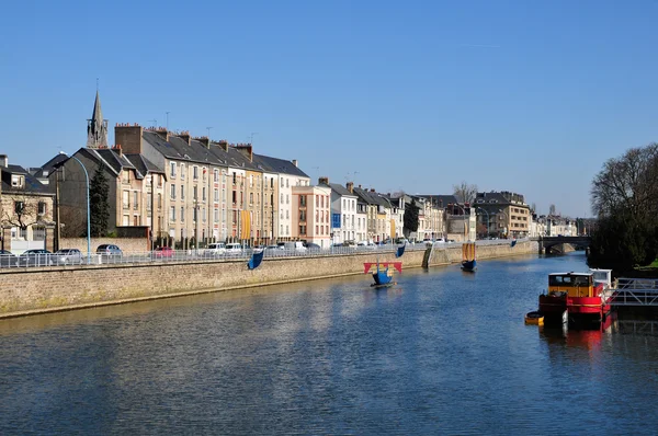 The river Sarthe at Le Mans in France — Stock Photo, Image