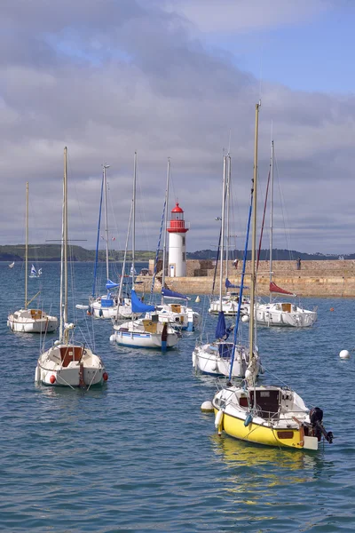 Porto de Erquy em França — Fotografia de Stock