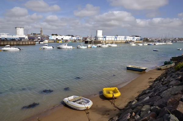 Hamnen i saint-gilles-croix-de-vie i Frankrike — Stockfoto