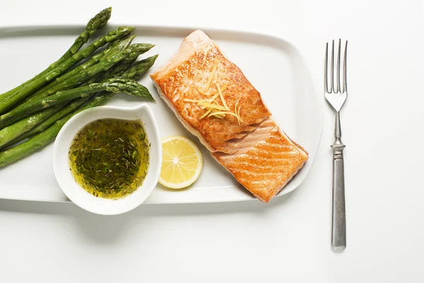 Fresah Salmon steak — Stock Photo, Image