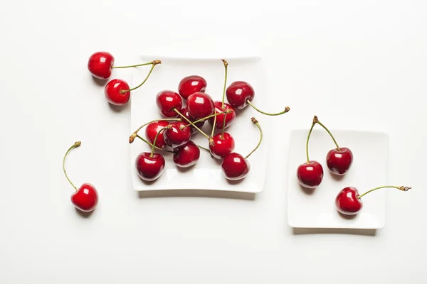 Cherry on a white background. — Stock Photo, Image