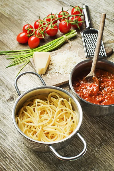 Pasta ingredients — Stock Photo, Image