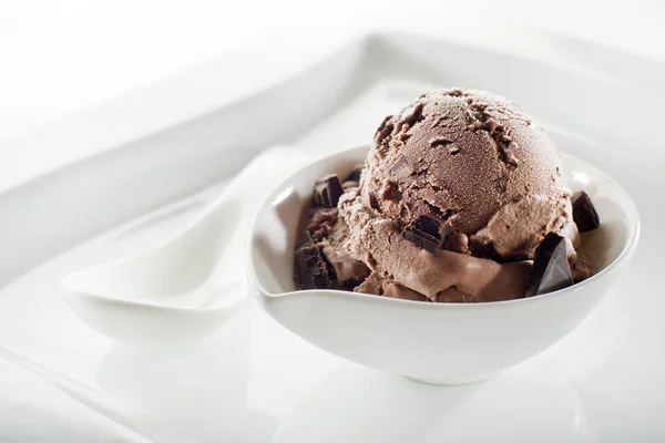 Chocolate ice cream — Stock Photo, Image