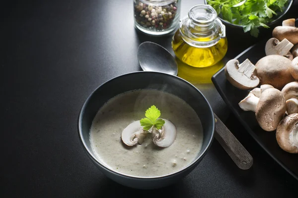 Mushrooms soup — Stock Photo, Image