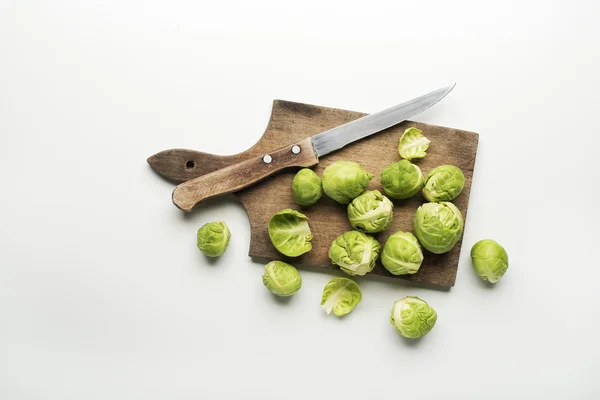 Ruwe Brussel sprout — Stockfoto