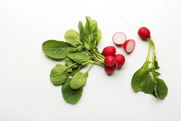 Kleine rote Radieschen — Stockfoto