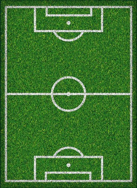 Campo da calcio. Illustrazione vettoriale . — Vettoriale Stock