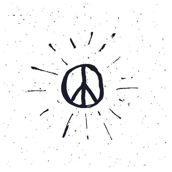 Barış sembolü Pasifik üye — Stok Vektör