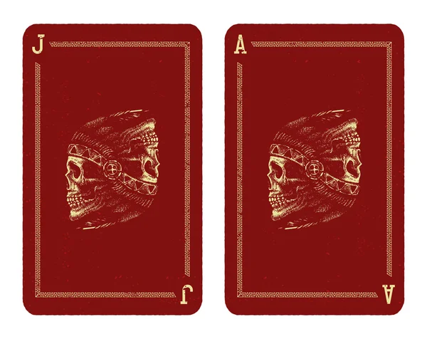 Conception de cartes à jouer . — Image vectorielle