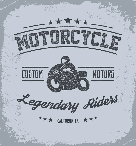 T-shirt Vintage Road King graphique avec ailes . — Image vectorielle