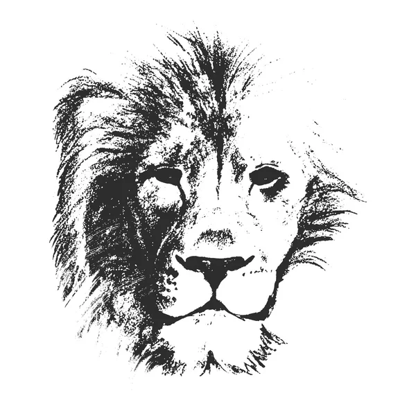 ライオン ヘッド。手描き。ベクトル図 ロイヤリティフリーストックベクター