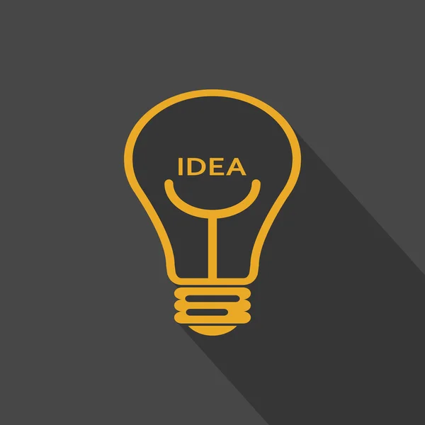 Bulbs design over yellow background vector illustration — Stock Vector