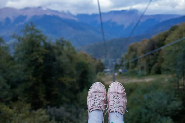 ソチの山の中で秋。ロシア旅行の概念. — ストック写真