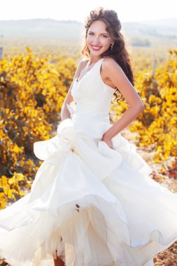 Bir bağ içinde gelin sonbahar