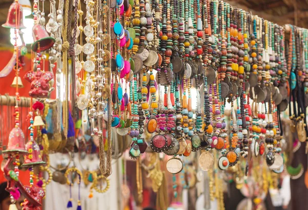 Colorful traditional indian jewelry — Stock Photo, Image