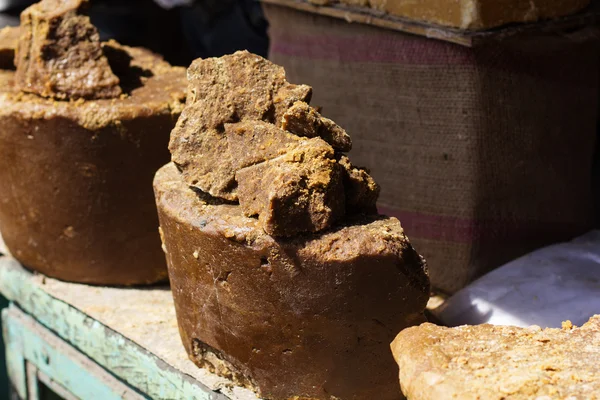 Azúcar de palma ecológico o Jaggery de la India — Foto de Stock